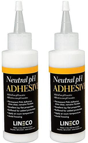Lineco Neutral pH Neutral Liquid Adhesive, White, 4 oz.