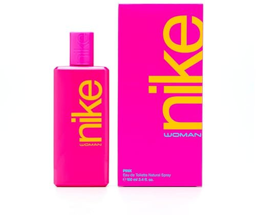 NIKE - Pink 100 ml, Colonia Mujer, Perfume Formato Spray, Eau de Toilette Natural y Femenina, Aroma Floral Afrutado, Fragancia Fresca, Seductora y de Larga Duración