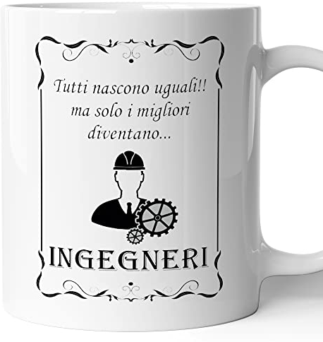 AL PRODUCTION Tazza Mug Solo I Migliori Diventano Ingegneri