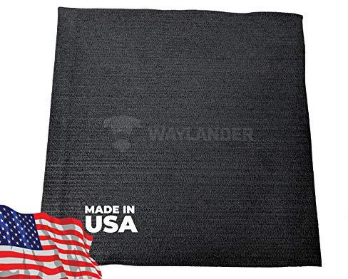 Waylander Fireproof Welding Blanket - Carbon Felt Fire Resistant Mat Made in USA | Flame Retardant Fabric, Heat Shield & Insulation Pad for Welding, Grills, Smokers, and Stoves (Up to 1800°F)