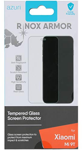 Azuri - Protector de Pantalla de Vidrio Templado para Xiaomi Mi 9T (Pro)