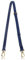 Allzedream Ersatz-Handtaschenriemen aus echtem Leder, lang, verstellbar, Blau, M