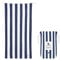 Dock & Bay Strandhandtuch - Schnell trocknende Mikrofaser, ohne Sand - Kompakt, Leicht - 100% recycelt - Inklusive Beutel - Cabana - Whitsunday Blue, Extra Large (200x90cm, 78x35)