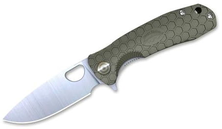 Honey Badger Unisex – Erwachsene Flipper Large Green Taschenmesser, Grün, 20,8 cm