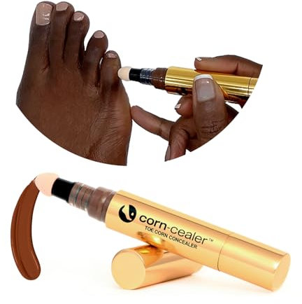 CORN-CEALER | Toe Corn Makeup That Instantly Hides Toe Corns | Water-Resistant | Foot Care | Body and Scar Blemishes | Tattoo Cover up | Gifts for Her (MOCHA)
