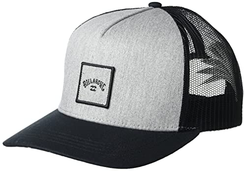 Billabong Herren Stacked Trucker Hat Baseballkappe, Grau meliert, Einheitsgröße