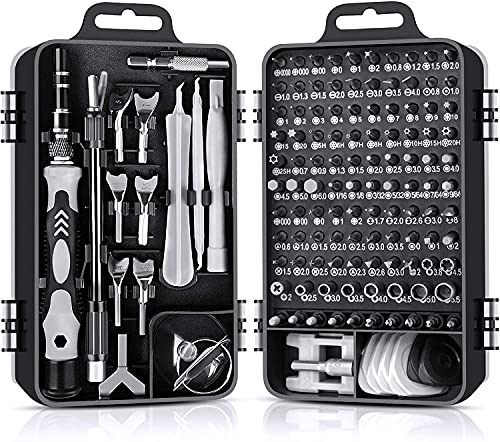 Pozlle 138 in 1 cacciavite multifunzione,Set Cacciaviti Precisione Magnetici Professionali, Kit Cacciavite di Riparazione Portatile per Orologio, Occhiali, Smartphone, PC, Laptop, Tablet, Elettronica
