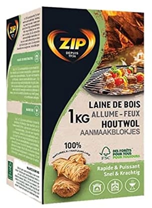 Zip Fireball Laine de bois 1Kg