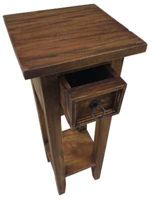 Sesua Beistelltisch aus Mahagoni Holz Natur 66 x 25 cm