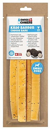 Swiss Cowers Käse Barren mit Trüffel | 100% Schweizer Milch | Kauknochen aus Käse | Zahnpflege | langanhaltendes Kauvergnügen | einzigartig und lecker | Das Original aus der Schweiz (kleine Hunde)