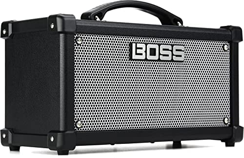 Boss Dual Cube LX - Amplificador Combinado portátil de 10 vatios de 2 x 4 Pulgadas