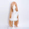 Power Orange Cosplay Wig for Chainsaw Man, Long Straight Women Anime Cosplay Wig with Two Horns-39inch Cosplay Anime Wig Coser