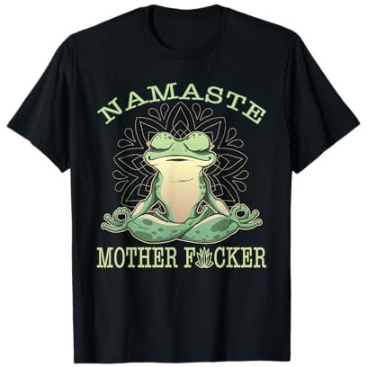 Yoga Frosch Namaste T-Shirt