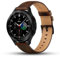 Tuocal 22mm Lederarmband Kompatibel mit Samsung Galaxy Watch 3 Armband Galaxy Watch 46mm Leder Armband, Echtes Leder Ersatzarmband für Huawei Watch GT 3 46mm / 3 Pro/GT 2, Gear S3, Retro Braun