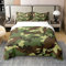 Camouflage Baumwolle Bettwäsche Set Einzelgröße Armee Grün Baumwolle Bettwäsche Set Militär Stil Baumwolle Bettwäsche Set Camo Quilt Set für Jungen Mädchen Kinder Teens