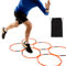 BOOSTEADY Oct Agility Rings, Speed Rings, Youth Agility Footwork Training and Speed Hurdles Ladder, Fitness Equipment Sport Workout for Home Gym, 6 Firm Rings Set
