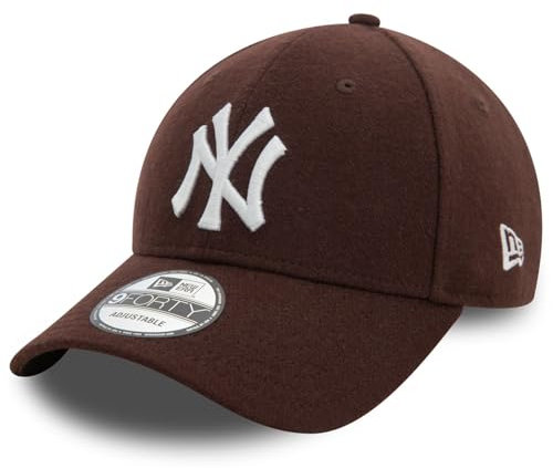 New York Yankees Melton Wool 9Forty Brooklyn White