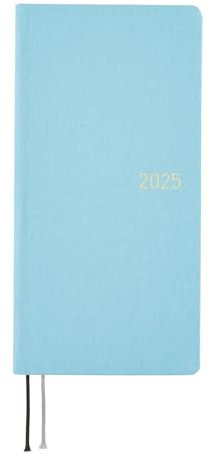 Hobonichi Techo 2025 Weeks [Englisch/Hoch und Schlank/Januar Start/Planer] Colors: Zitronenwasser