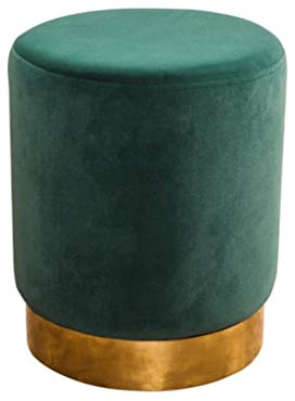 HYEFDWS Weicher, runder Schuhhocker, Frisierkommode, Ottomane, Pouf, Eingangsbereich, Fußstütze, Bank, Fußhocker für Chaiselongue, Liegestuhl, Sofa charitable