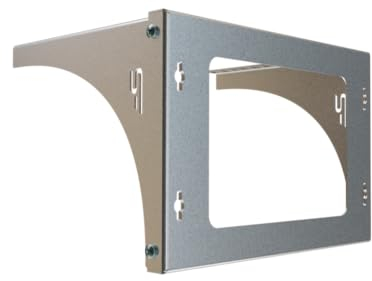 Stalflex Wandhalterung Netzwerkschrank 10 inch 4U - Server Rack Hergestellt aus Stahl - Computer- & Server-Racks - 80kg Gewichtskapazität - Kompatibel mit Rack Netzwerkgeräten