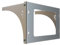 Stalflex Wandhalterung Netzwerkschrank 10 inch 4U - Server Rack Hergestellt aus Stahl - Computer- & Server-Racks - 80kg Gewichtskapazität - Kompatibel mit Rack Netzwerkgeräten