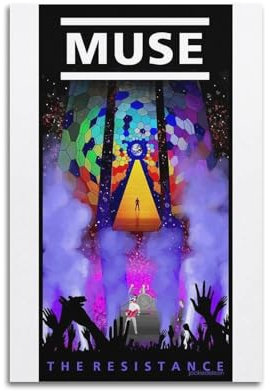 Muse-Poster, Wandkunst, Vintage-Kunst, Raumdekoration, ästhetisches Schlafzimmer-Poster für Schlafzimmer, 30 x 45 cm, ungerahmter Stil