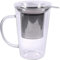 NEAVITA INFUSIERA IN VETRO CON FILTRO IN ACCIAIO DA 400 ML