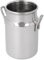 Greenuso Monouso | 1 Mini Lechera para Presentaciones, 145ml, Acero Inoxidable, Soporte para Tapas, Patatas Fritas, Presentación de Alimentos, Catering, Eventos, Restaurantes
