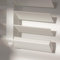 DVAURLIAN Jalousie in Holzoptik | 50 mm Lamelle | jalousien Fenster innen | Sonnenschutz für Fenster mit Bohren | PVC weiß/grau (Weiß, 100x240cm)