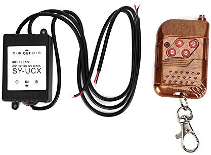 ERYUE 12v da 1,5 W Controller Flash Strobo Wireless Universale con Telecomando per Moto per Auto
