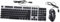 SOIMISS Ensemble Clavier et Souris Ergonomiques USB Design Rétro Punk Clavier Rétroéclairé et Souris Ergonomique pour Jeux et Bureau Confortable à Utiliser Couleurs Arc-en-Ciel
