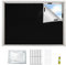 siduytin Ventanas opacas magnéticas no porosas, persianas enrollables para techo interior fabricadas con materiales de calidad, adecuadas para dormitorios, plateado, 145 * 100(CM)