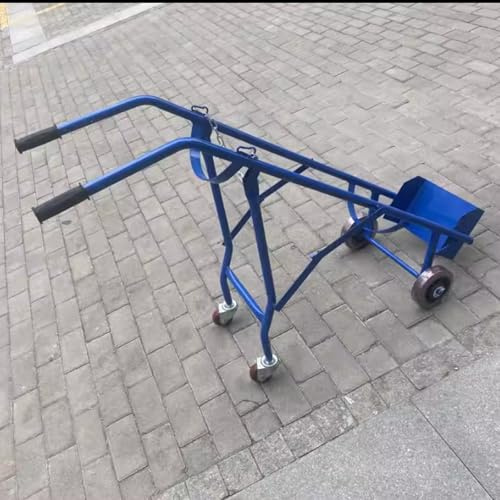 lightweight trolley, Oxygen Storage Rack，Propane Tank Dolly Cart, Freestanding Gas Cylinder Trolley, Folding Large Rolling Holder Stand