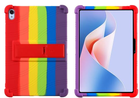 Funda de silicona para tablet Huawei MatePad 11.5S SLG-W10/SLG-W50 de 11.5 pulgadas 2024, apta para niños, a prueba de golpes, de silicona, suave, a prueba de golpes, con soporte ajustable de