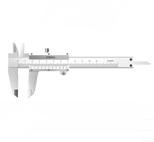 Kompakter 0 100 mm Metall-Messschieber mit Tiefenmesser, Schiebemechanismus mit geringem Widerstand und klaren Markierungen für genaue Messung mehrerer Abmessungen