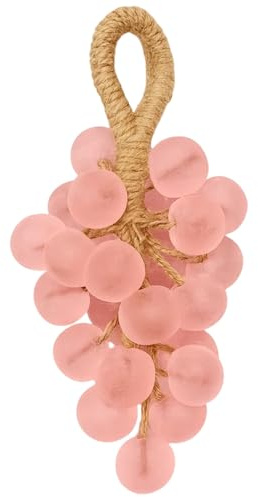 ZHLKHIOP Grape Soap, Crystal Clear Grape soap on a Rope, Pink 25-Piece Set, Handmade Soap, Unique Bath and Shower Gift