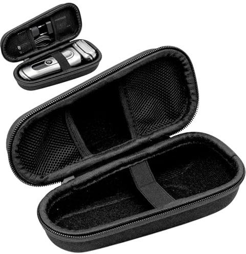 Reiseetui für Elektrorasierer für Braun Series 3/5/7/9,Rasierer Etui | Kompaktes Reise-Etui für Braun Series, Hartschale,Stoßfeste Eva-Aufbewahrung