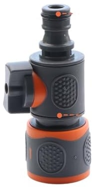 YGLONG Schlauchverbinder Adaptergelenk Kunststoff 3/4 Außengewinde Schnellverbinder mit Kugelhahn for Gartenschlauch Verlängerung Reparatur Armaturen Rohr Wasserpistole(F-1PCS)