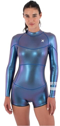 Hurley 2026 Damen Air 2 mm Skin Mid Back Zip Shorty Springsuit – Sirene Skin