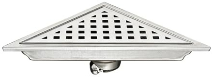 Rejilla Desague Ducha Desagüe De Suelo Invisible Triangular, Drenaje Esquina Baño For Balcón, Tipo Oculto, Inserto Azulejo, Ducha, Rápido para Exteriores(A Gravity Type)