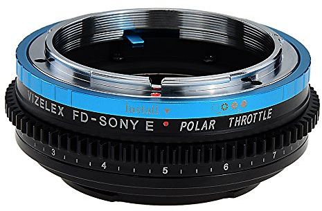 Vizelex Polar Throttle Lens Adapter Compatible with Canon FD and FL Lenses on Sony E-Mount Cameras - by Fotodiox Pro