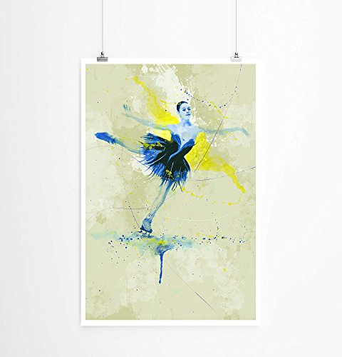 Paul Sinus Art Eiskunstlauf IV 90x60cm auf Masterclass Metallic Pearl High Gloss Photo Paper