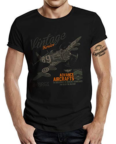 T-Shirt für Airborne Racing US-Airforce Fans: Vintage Air 2XL