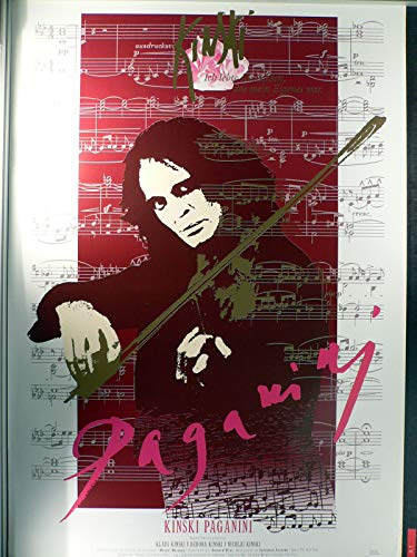 Paganini - Klaus Kinski - Filmposter A1 84x60cm gerollt