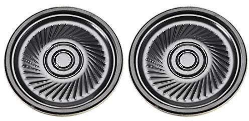 sourcing map - Altoparlante magnetico per altoparlante interno da 0,5 W, 8 Ohm, diametro 40 mm, 2 pezzi