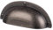 Abrafix Antique Pewter Cup Handle 64mm Hole Centres