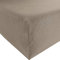 Erwin Müller Spannbettlaken, Spannbetttuch Interlock Mako-Jersey - Serie München - perfekte Passform, bügelfrei, mit Rundumgummi - Kiesel Größe 90x190 cm - 100x200 cm