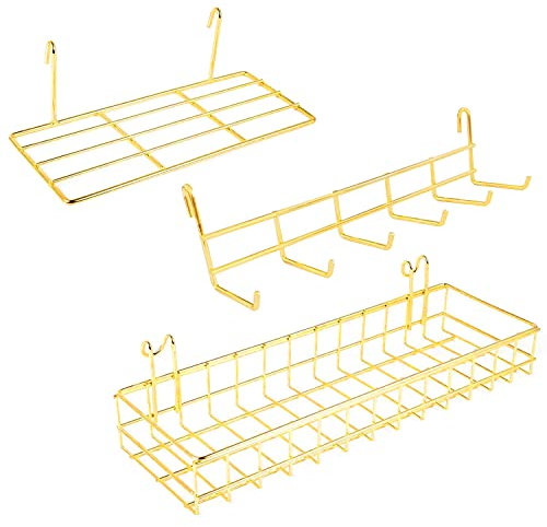 WUZILIN Design Metall Wandgitter,Regal Design Raster Fotowand Verwendet für Gitterfotowand
