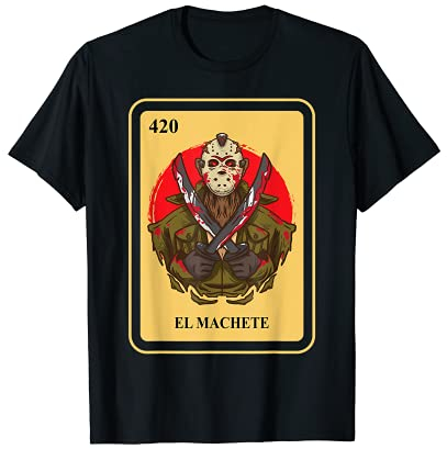 Mexikanisches El Machete traditionelles Bingo-Kartenspiel T-Shirt