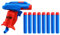 Nerf Alpha Strike Stinger SD-1 Blaster, Single-Fire, Pull-Back Priming Handle 8 Official Elite Darts Easy Load-Prime-Fire, mehrfarbig